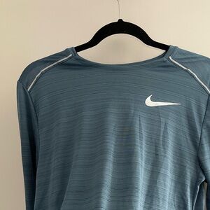 Blue Nike dryfit Long Sleeve